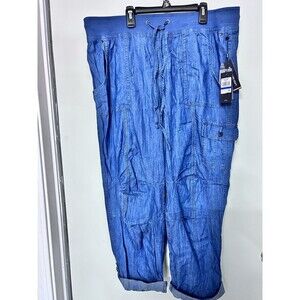 Tommy Hilfiger women's Soft Pant Chambray Blue XL